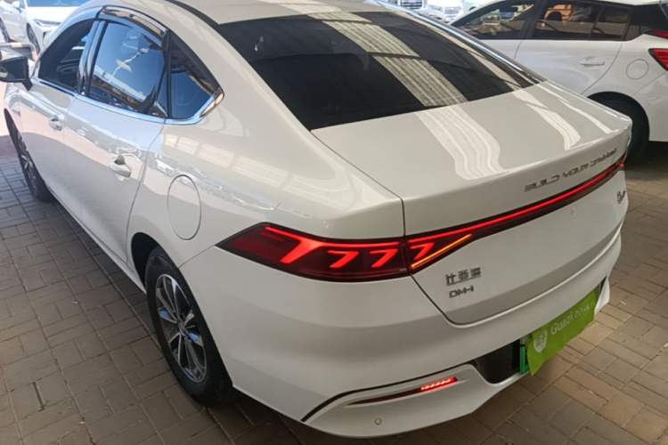 Used BYD Qin PLUS 2024 HONOR Edition DM-i 55KM Leading Model Rear Left 45 Deg