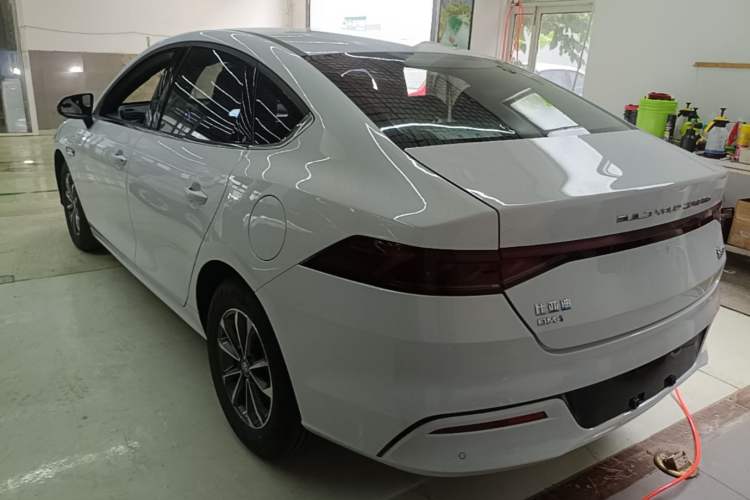 Used BYD Qin PLUS 2024 HONOR Edition DM-i 55KM Leading Model Rear Left 45 Deg