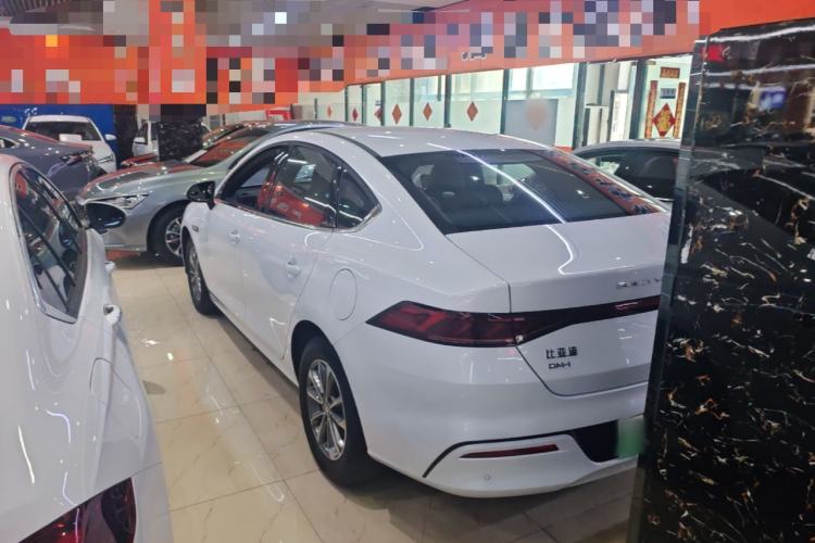 Used BYD Qin PLUS 2024 HONOR Edition DM-i 55KM Leading Model Rear Left 45 Deg