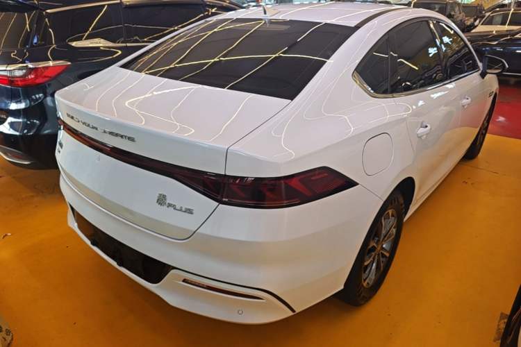 Used BYD Qin PLUS 2024 HONOR Edition DM-i 55KM Leading Model Rear Right 45 Deg