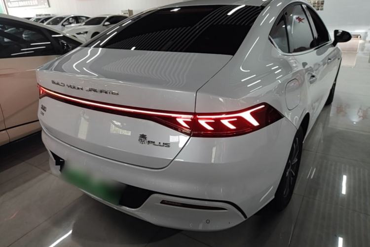 Used BYD Qin PLUS 2024 HONOR Edition DM-i 55KM Leading Model Rear Right 45 Deg