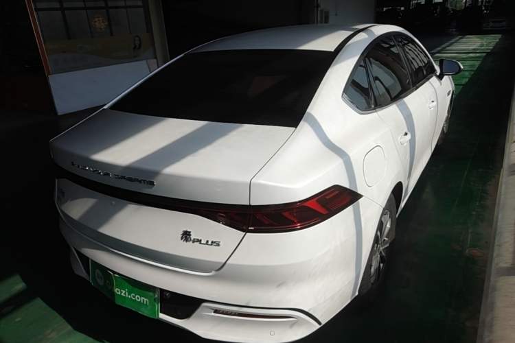 Used BYD Qin PLUS 2024 HONOR Edition DM-i 55KM Leading Model Rear Right 45 Deg