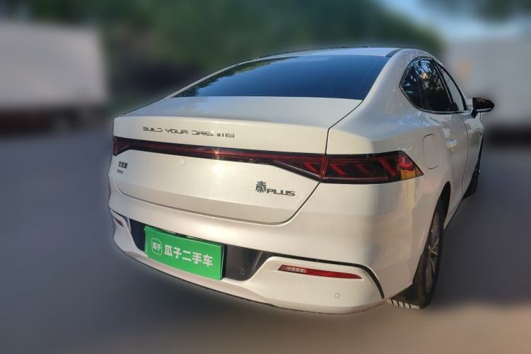 Used BYD Qin PLUS 2024 HONOR Edition DM-i 55KM Leading Model Rear Right 45 Deg