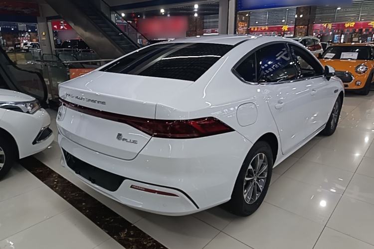 Used BYD Qin PLUS 2024 HONOR Edition DM-i 55KM Leading Model Rear Right 45 Deg