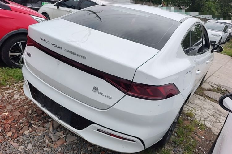 Used BYD Qin PLUS 2024 HONOR Edition DM-i 55KM Leading Model Rear Right 45 Deg