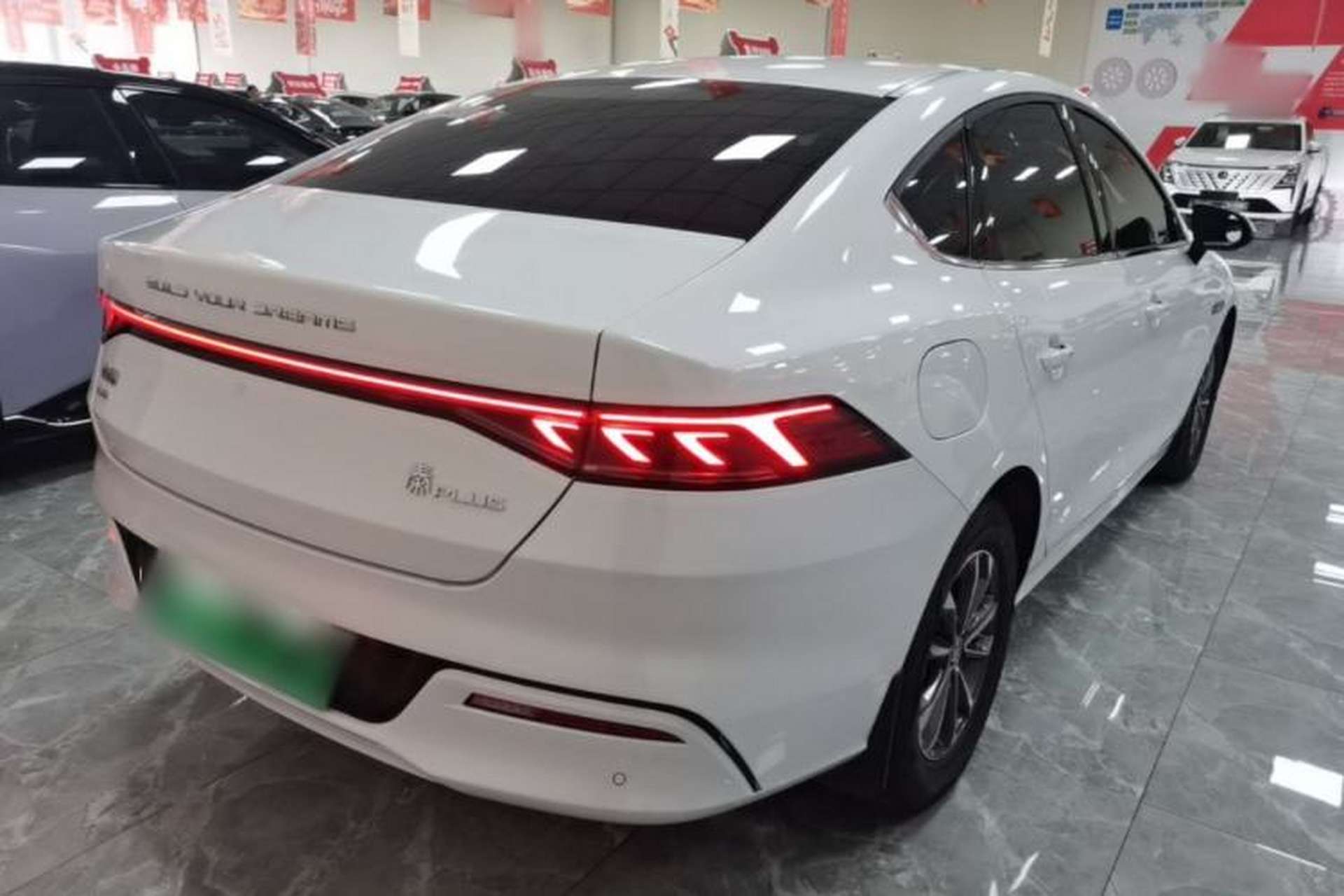 Used BYD Qin PLUS 2024 HONOR Edition DM-i 55KM Leading Model Rear Right 45 Deg
