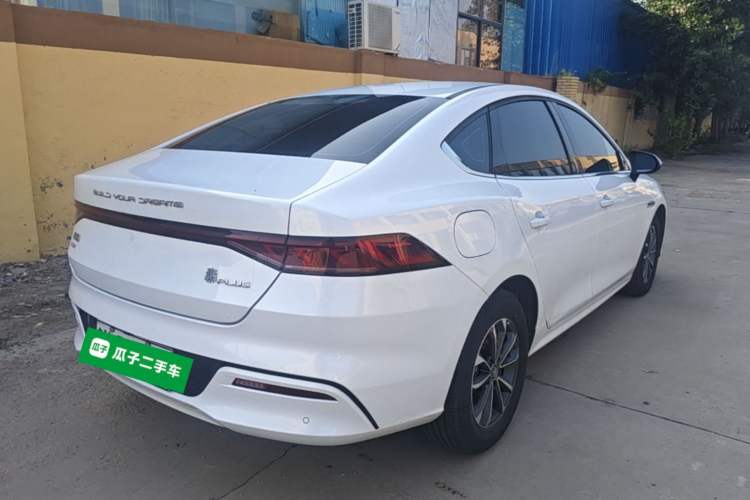Used BYD Qin PLUS 2024 HONOR Edition DM-i 55KM Leading Model Rear Right 45 Deg