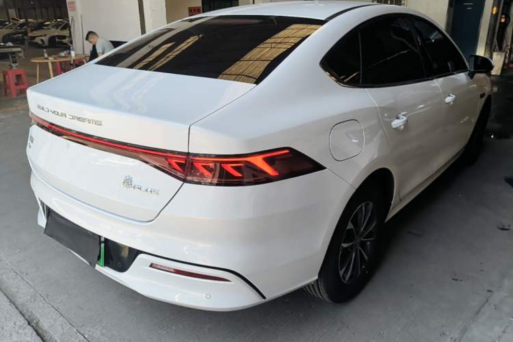 Used BYD Qin PLUS 2024 HONOR Edition DM-i 55KM Leading Model Rear Right 45 Deg
