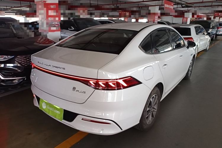 Used BYD Qin PLUS 2024 HONOR Edition DM-i 55KM Leading Model Rear Right 45 Deg