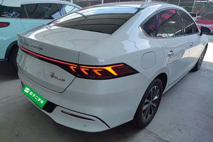 Used BYD Qin PLUS 2024 HONOR Edition DM-i 55KM Leading Model Rear Right 45 Deg