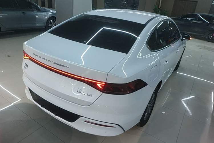 Used BYD Qin PLUS 2024 HONOR Edition DM-i 55KM Leading Model Rear Right 45 Deg