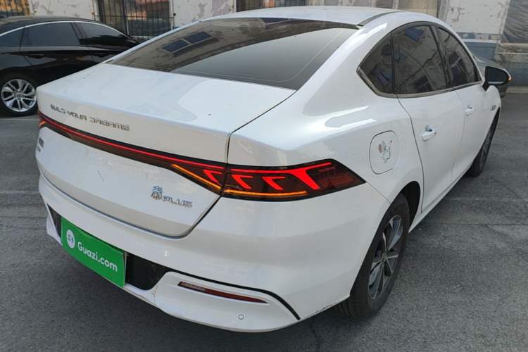 Used BYD Qin PLUS 2024 HONOR Edition DM-i 55KM Leading Model Rear Right 45 Deg