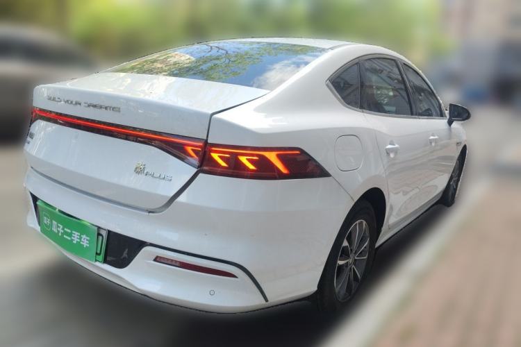 Used BYD Qin PLUS 2024 HONOR Edition DM-i 55KM Leading Model Rear Right 45 Deg