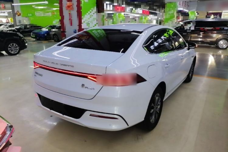 Used BYD Qin PLUS 2024 HONOR Edition DM-i 55KM Leading Model Rear Right 45 Deg