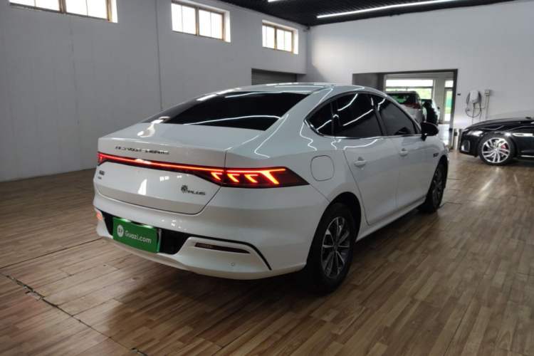 Used BYD Qin PLUS 2024 HONOR Edition DM-i 55KM Leading Model Rear Right 45 Deg