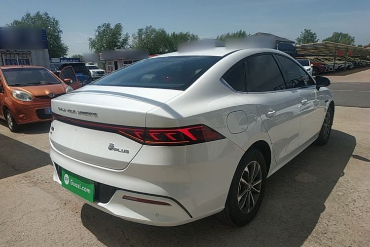 Used BYD Qin PLUS 2024 HONOR Edition DM-i 55KM Leading Model Rear Right 45 Deg