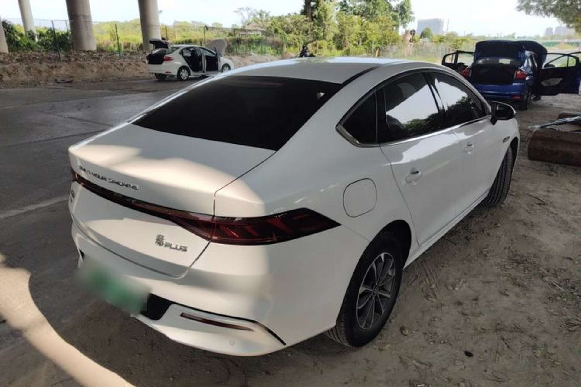 Used BYD Qin PLUS 2024 HONOR Edition DM-i 55KM Leading Model Rear Right 45 Deg