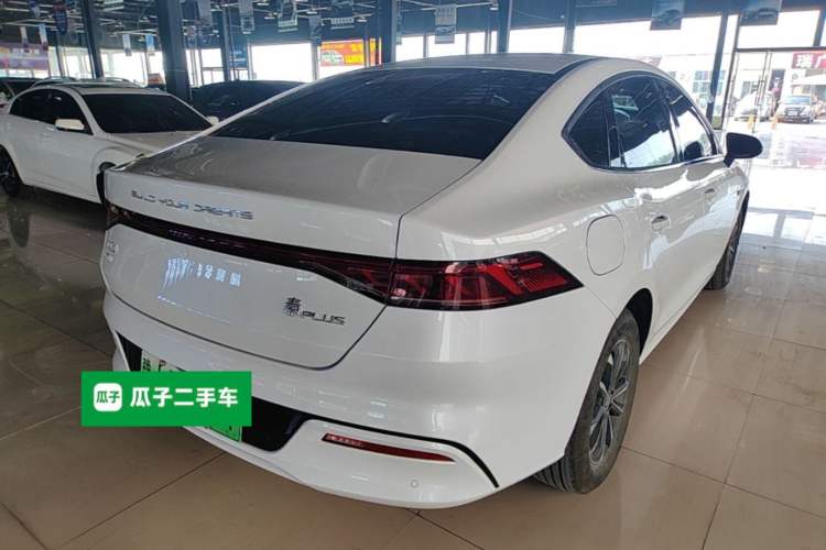 Used BYD Qin PLUS 2024 HONOR Edition DM-i 55KM Leading Model Rear Right 45 Deg