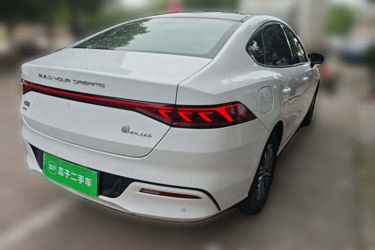 Used BYD Qin PLUS 2024 HONOR Edition DM-i 55KM Leading Model Rear Right 45 Deg