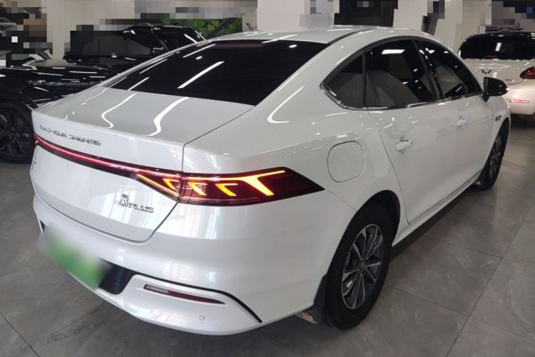 Used BYD Qin PLUS 2024 HONOR Edition DM-i 55KM Leading Model Rear Right 45 Deg