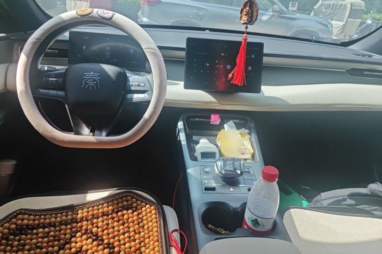 Used BYD Qin PLUS 2025 DM-i Smart Drive 55KM Leading Model Center Console