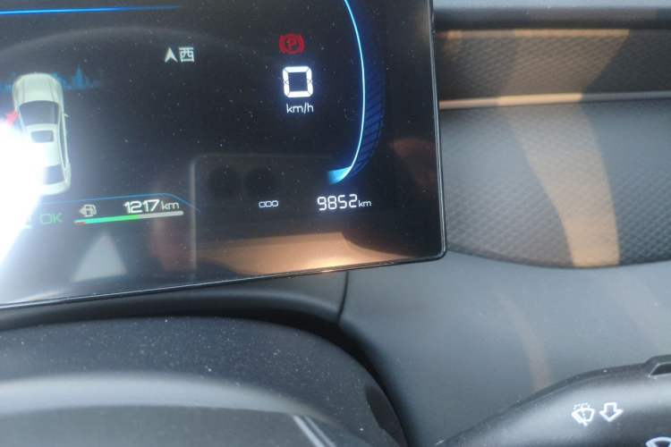 Used BYD Qin PLUS 2025 DM-i Smart Drive 55KM Leading Model Odometer Close Up