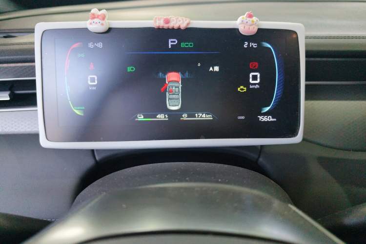 Used BYD Qin PLUS 2025 DM-i Smart Drive 55KM Leading Model Odometer Close Up