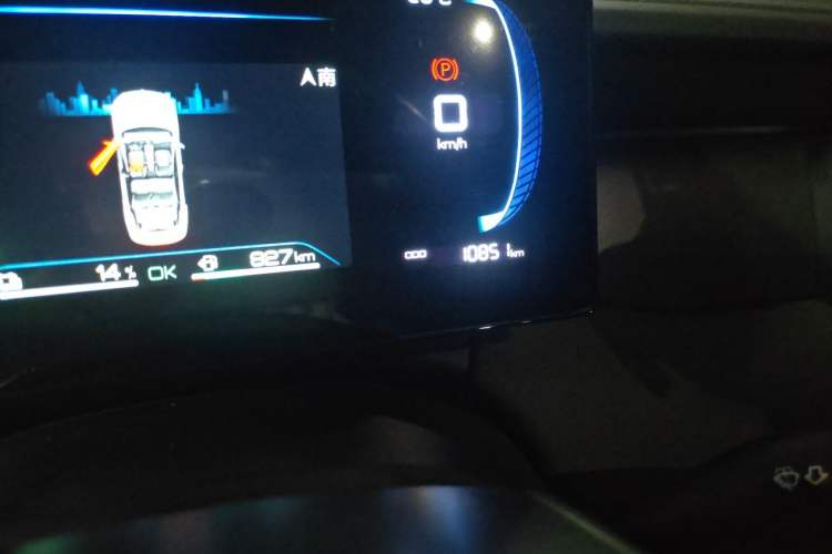 Used BYD Qin PLUS 2025 DM-i Smart Drive 55KM Leading Model Odometer Close Up