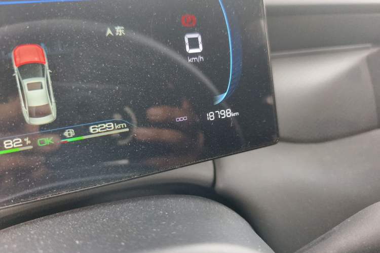 Used BYD Qin PLUS 2025 DM-i Smart Drive 55KM Leading Model Odometer Close Up