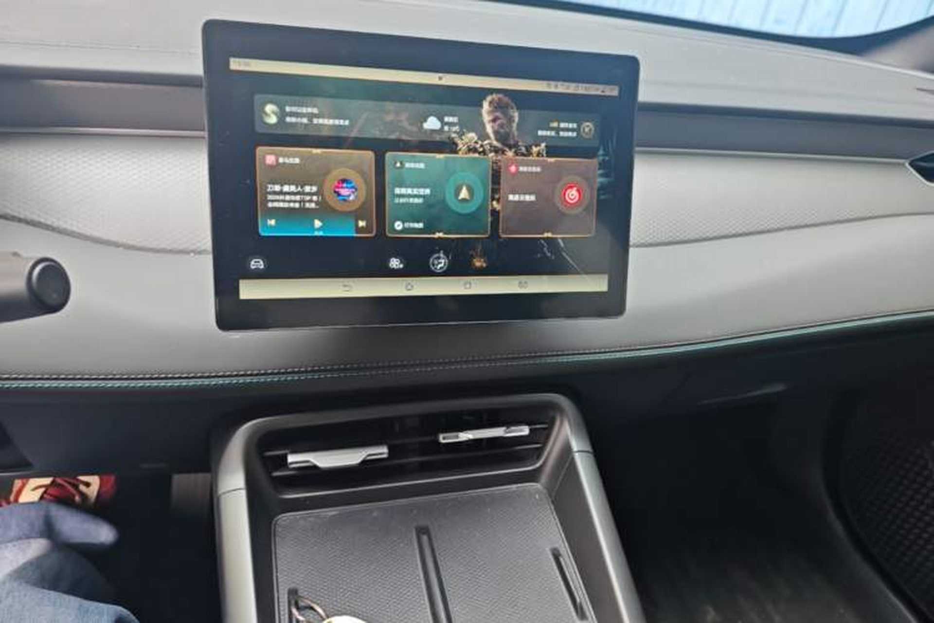 Used BYD Qin PLUS 2025 DM-i Smart Drive 55KM Leading Model Audio And AC Panel