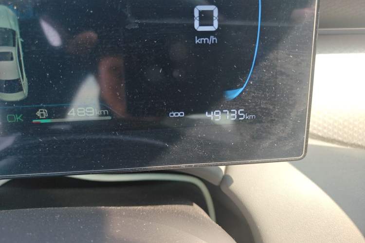 Used BYD Qin PLUS 2025 DM-i Smart Drive 55KM Leading Model Odometer Close Up