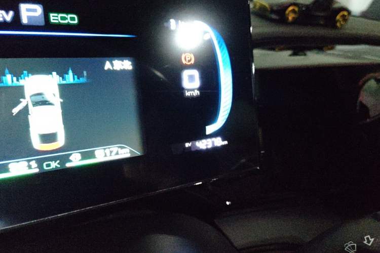 Used BYD Qin PLUS 2025 DM-i Smart Drive 55KM Leading Model Odometer Close Up
