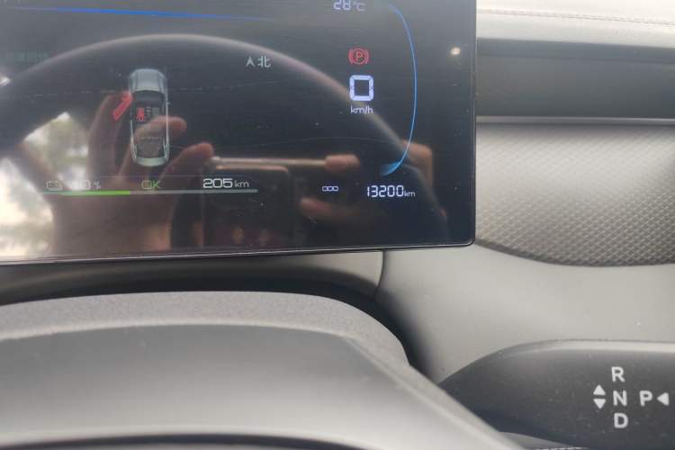 Used BYD Qin PLUS  Odometer Close Up