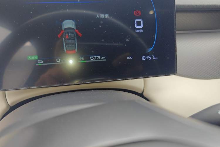 Used BYD Qin PLUS 2025 DM-i Smart Drive 55KM Leading Model Odometer Close Up