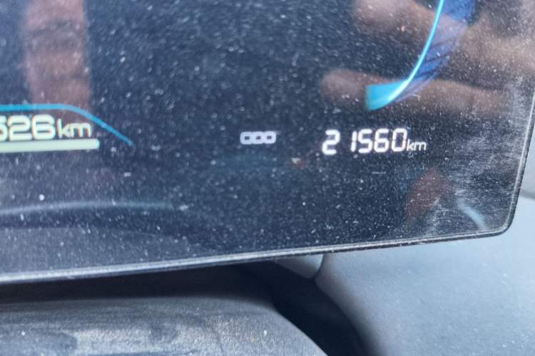 Used BYD Qin PLUS 2025 DM-i Smart Drive 55KM Leading Model Odometer Close Up