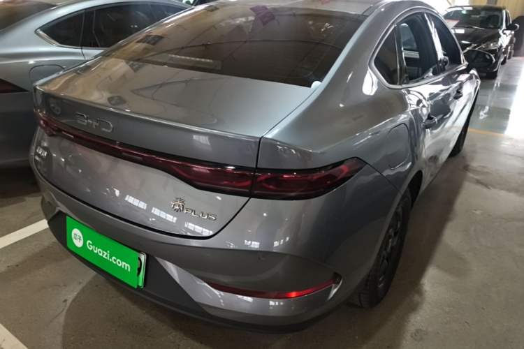 Used BYD Qin PLUS 2025 DM-i Smart Drive 55KM Leading Model Rear Right 45 Deg