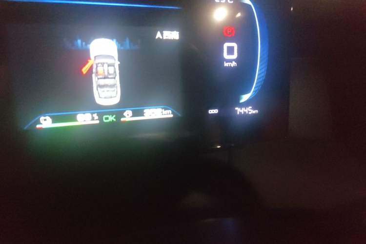 Used BYD Qin PLUS 2025 DM-i Smart Drive 55KM Leading Model Odometer Close Up
