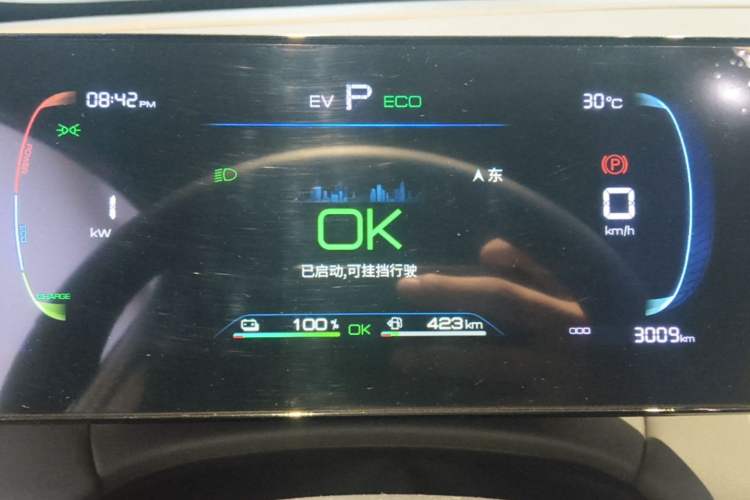 Used BYD Qin PLUS 2025 DM-i Smart Drive 55KM Leading Model Instrument Cluster