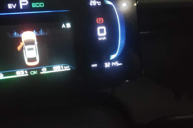 Used BYD Qin PLUS  Odometer Close Up