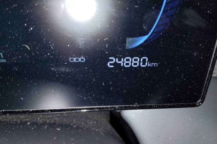 Used BYD Qin PLUS 2025 DM-i Smart Drive 55KM Leading Model Odometer Close Up