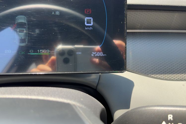Used BYD Qin PLUS  Odometer Close Up