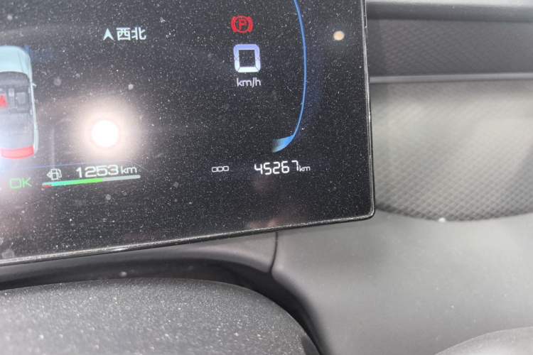 Used BYD Qin PLUS 2025 DM-i Smart Drive 55KM Leading Model Odometer Close Up