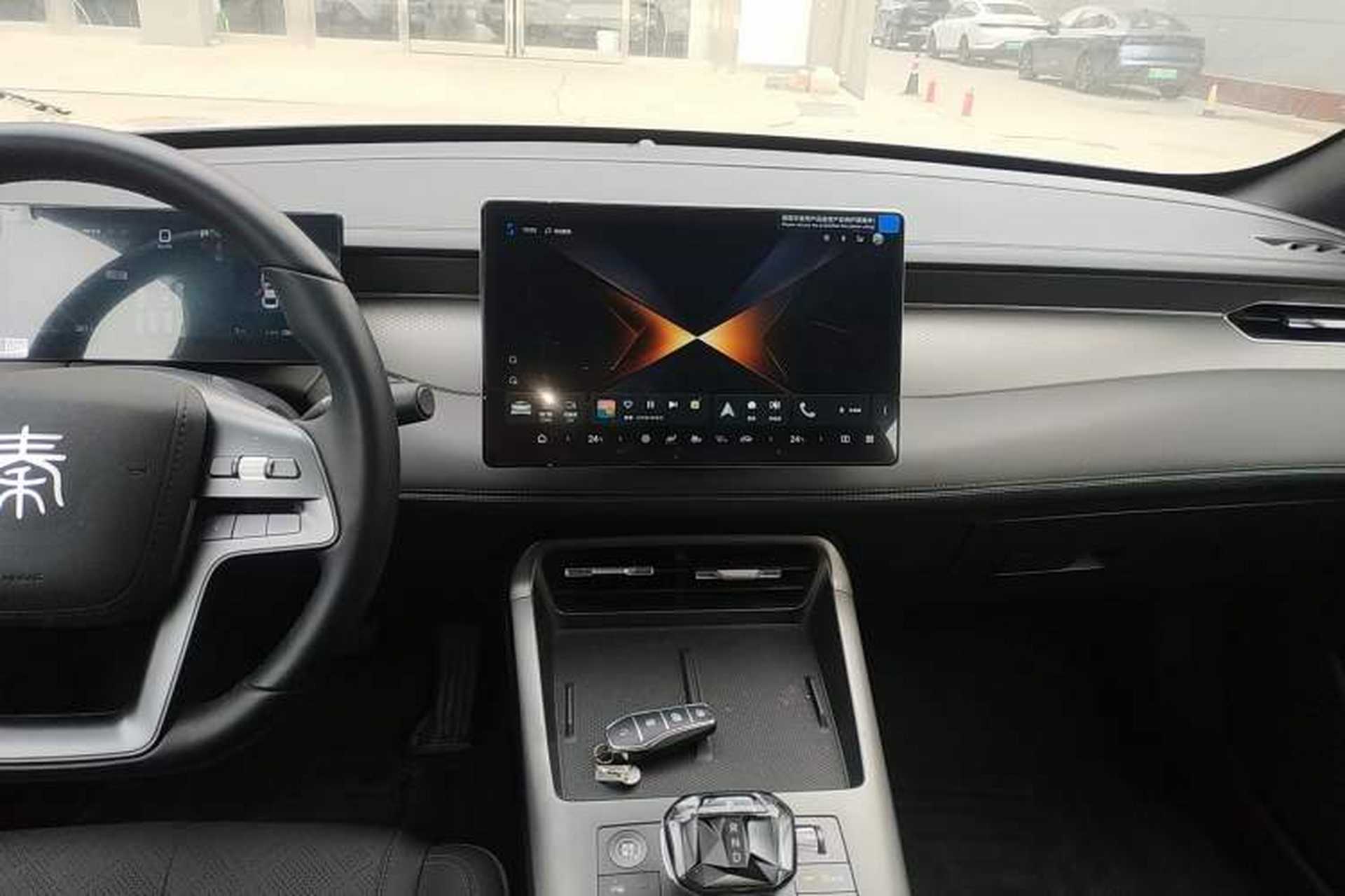 Used BYD Qin PLUS 2025 EV Smart Drive Edition 420KM Leading Model Audio And AC Panel