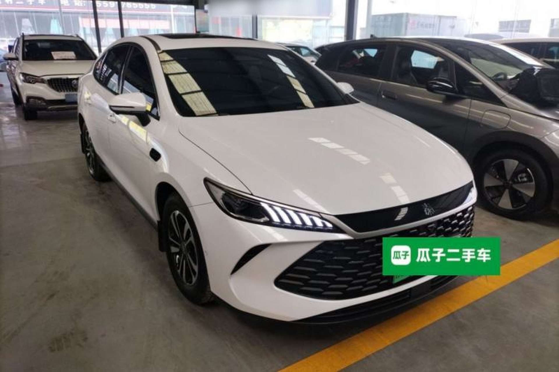 Used BYD Qin PLUS 2025 DM-i Smart Drive 55KM Beyond Model Front Right 45 Deg
