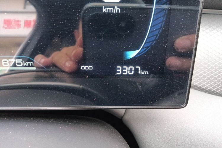 Used BYD Qin PLUS 2025 DM-i Smart Drive 55KM Leading Model Odometer Close Up