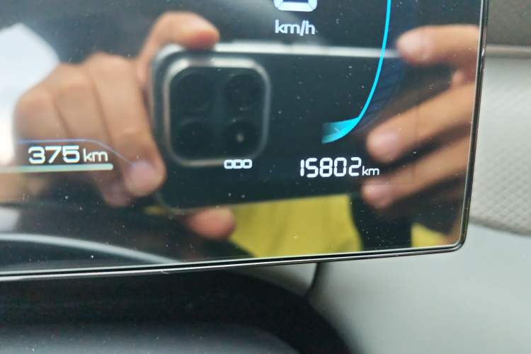 Used BYD Qin PLUS 2025 DM-i Smart Drive 55KM Leading Model Odometer Close Up