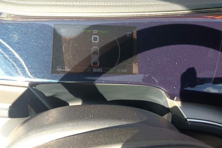 Used BYD Qin PLUS 2025 EV 510KM Standard Range Model Odometer Close Up