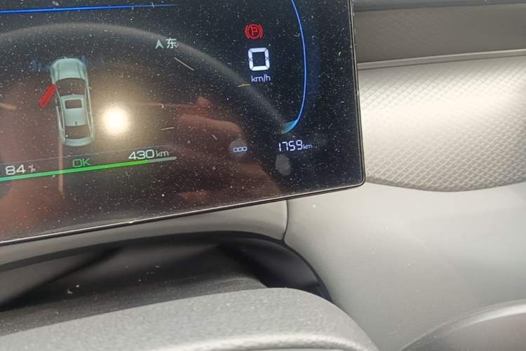 Used BYD Qin PLUS  Odometer Close Up