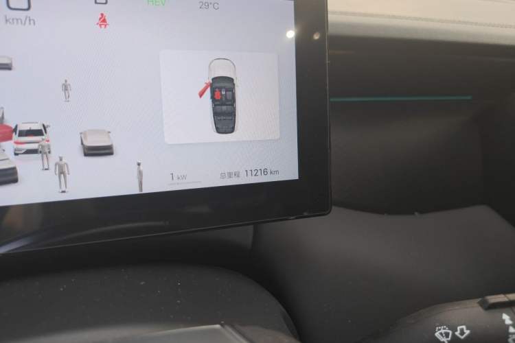 Used BYD Qin PLUS 2025 DM-i Smart Drive 120KM Superior Model Odometer Close Up