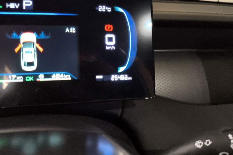 Used BYD Qin PLUS 2025 DM-i Smart Drive 55KM Leading Model Odometer Close Up